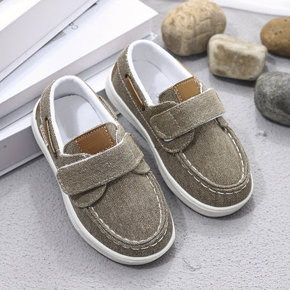 Boys' Non-Slip Soft-Soled Low-Top Canvas Shoes