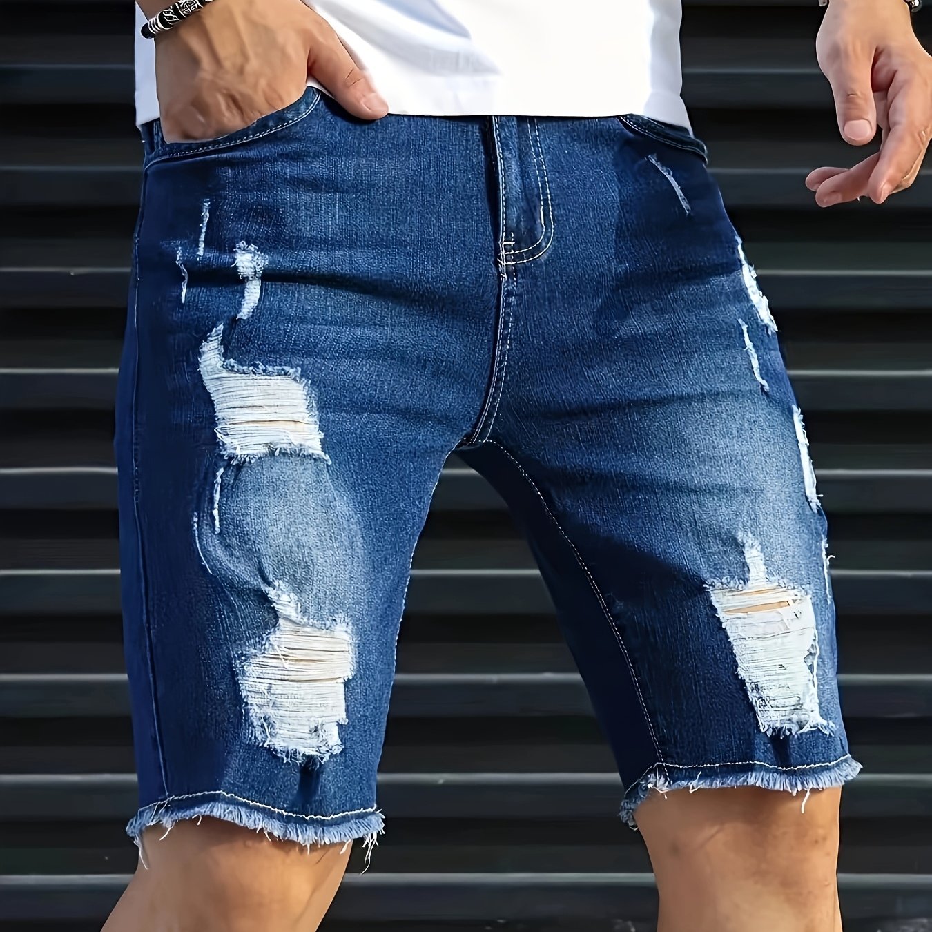 Casual Shorts Are a Trendy Choice for Summer Denim Fashion.