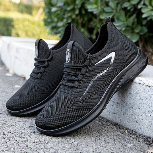 Lightweight Breathable Men's Sneakers - Athletic Shoes for Running Basketball Workout Gym