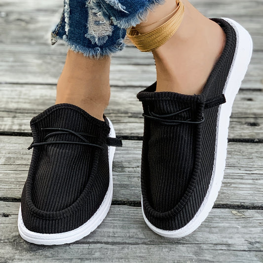 [Soft Beige Slip-On Sneakers] Women's Casual Slip-On Sneakers in Beige - Soft Fabric Upper with Tassel Detail, Round Toe Design, Comfortable PU Cover Sole - Easy Care Hand or Dry Clean for All Seasons, Breathable Slipons|Tass