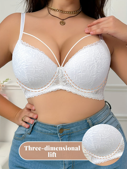 [Large Anti-Sagging Breast Bra] Sexy Beautiful Breast Bra for Women with Steel Ring Large Size Anti-Sagging