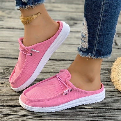 [Soft Beige Slip-On Sneakers] Women's Casual Slip-On Sneakers in Beige - Soft Fabric Upper with Tassel Detail, Round Toe Design, Comfortable PU Cover Sole - Easy Care Hand or Dry Clean for All Seasons, Breathable Slipons|Tass