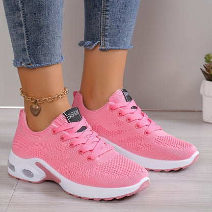 Women's Low-Top Air Cushion Sneakers - Shock Absorbing, Breathable, Lightweight, Comfortable for Outdoor Sports & Daily Wear