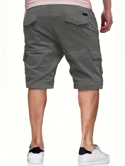 Loose-Fit Cargo Shorts - Men's Street Style Casual Urban Fashion - Multiple Pockets for Summer Outdoor Sports Hiking