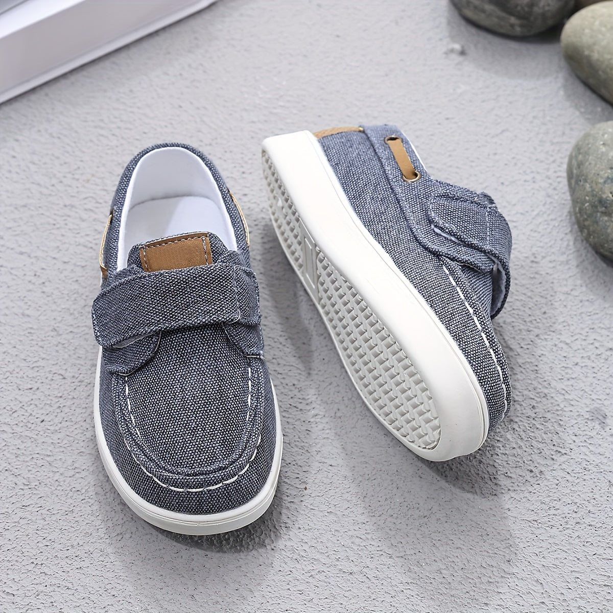 Boys' Non-Slip Soft-Soled Low-Top Canvas Shoes