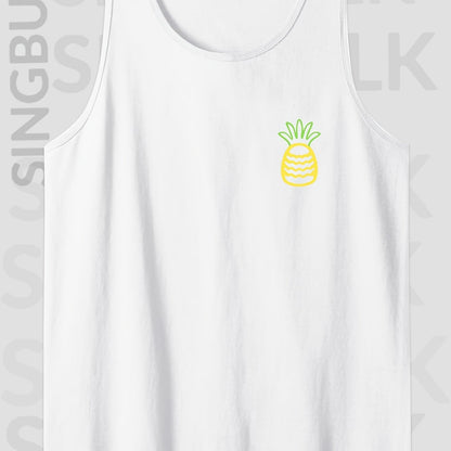 Men'S Cotton Comfy Sleeveless With Beach Palm Trees Print, Casual Round Tank Tops for Summer, Graphic Tee Men'S Outdoor Clothes, Men'S Clothing