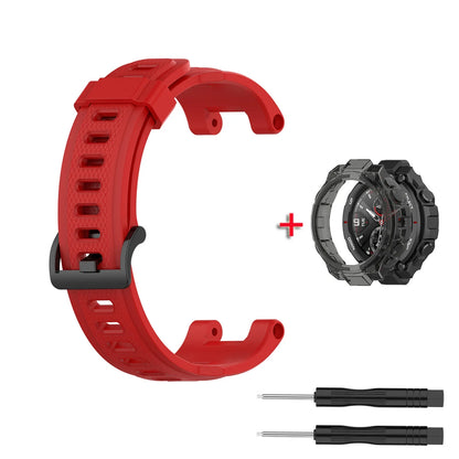 Replacement Strap For Huami Amazfit T rex Strap Silicone Watchband For Amazfit T-Rex/T-Rex Pro Strap