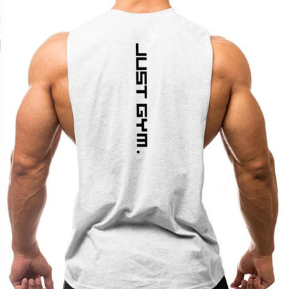 New Fashion Cotton Sleeveless Shirts Gym Hoodies Tank Top Men Fitness Shirt Bodybuilding Singlet Workout Vest Men