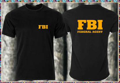 FBI T-SHIRT  Christmas Shirt  Hip Hop  Men T Shirt Men Short Sleeve Cotton Tshirt Tees