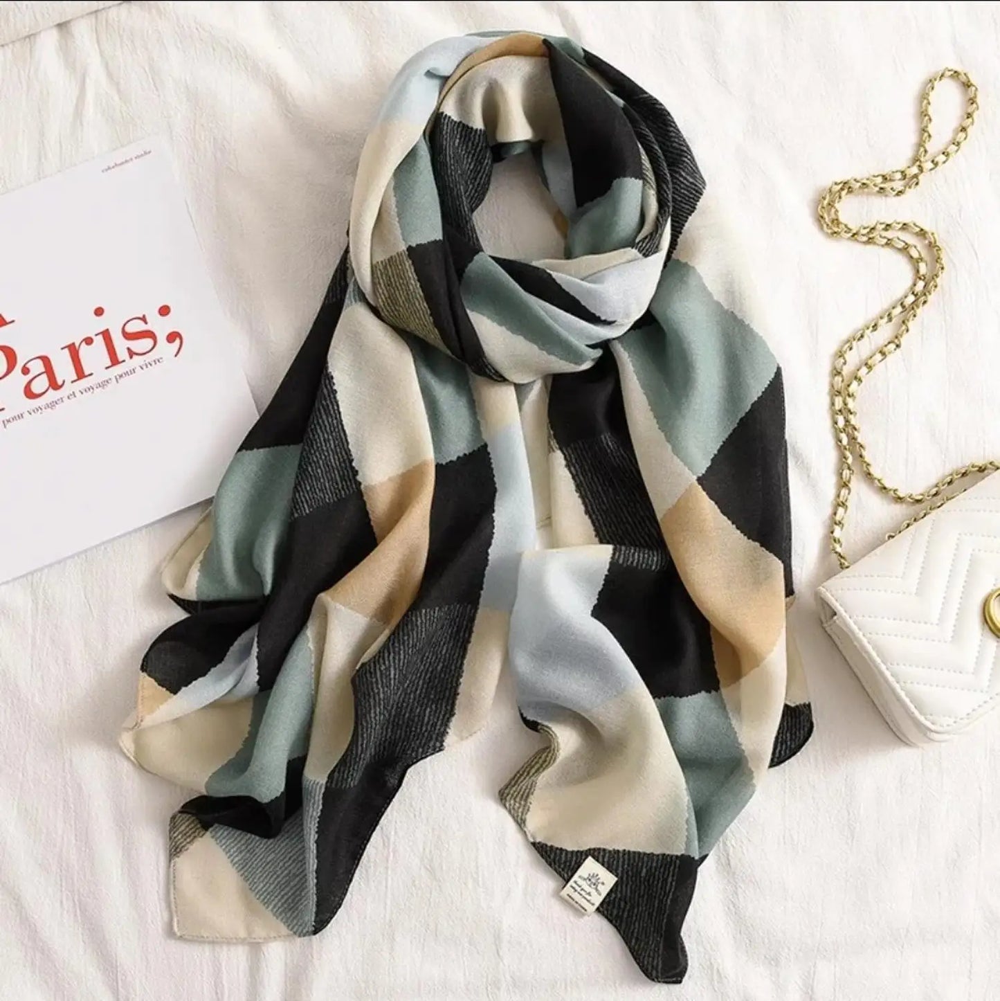 2020 New Fashion Warm Winter Scarf Print Hijab Store Shawls and Wraps Long Sjaal Female Foulard Pashmina Bandana Women