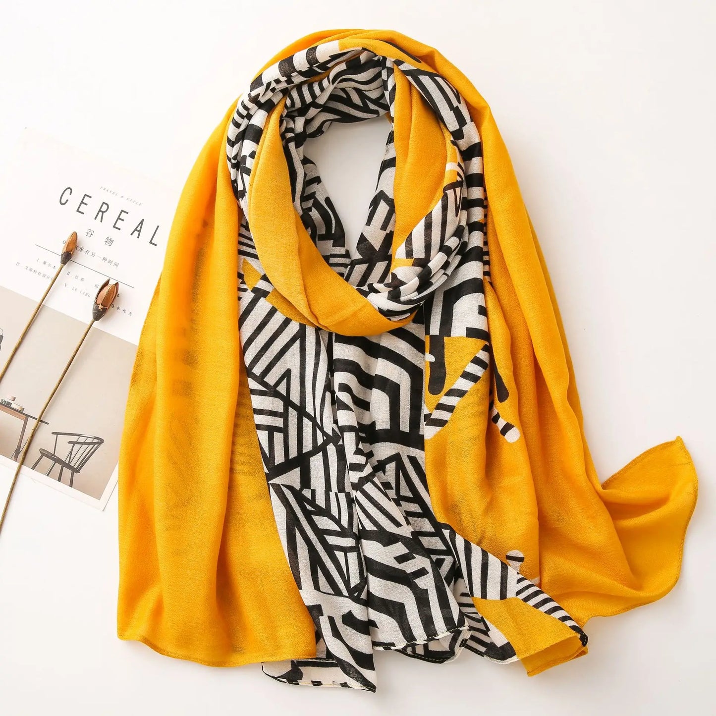 2020 New Fashion Warm Winter Scarf Print Hijab Store Shawls and Wraps Long Sjaal Female Foulard Pashmina Bandana Women