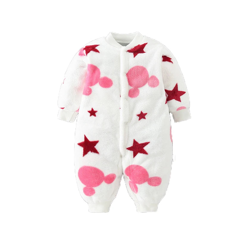 Newborn Baby jumpsuit Clothes Autumn Winter Infant Clothes Cartoon Baby boy Pajamas Toddler Rompers for girls new born  0-18M