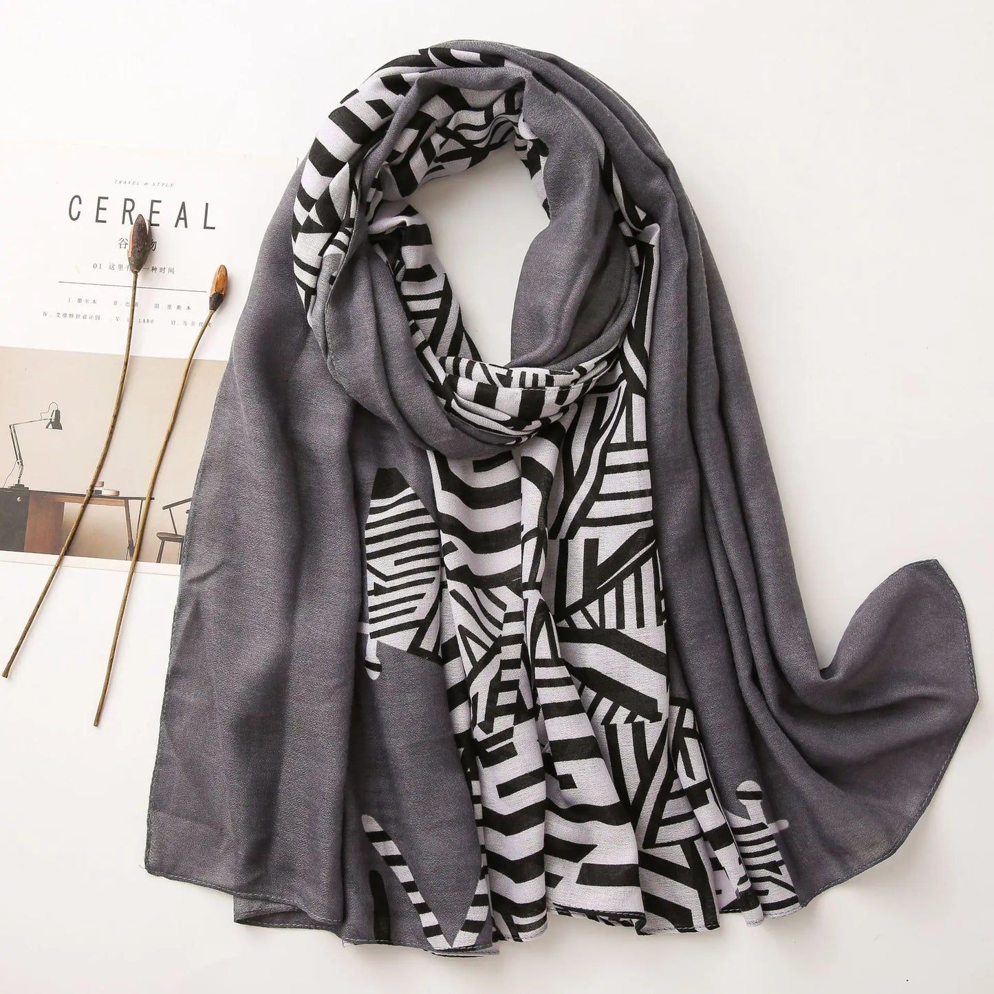 2020 New Fashion Warm Winter Scarf Print Hijab Store Shawls and Wraps Long Sjaal Female Foulard Pashmina Bandana Women