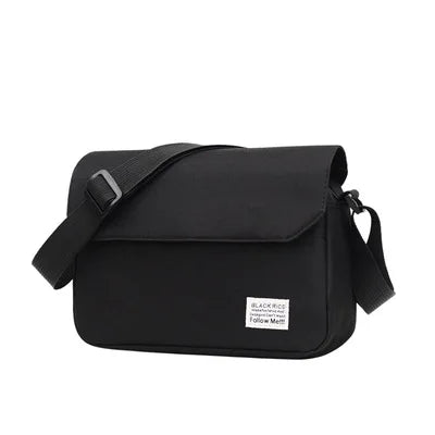 Men Small Oxford Shoulder Messenger Bags Solid Leisure Satchels Crossbody Fashion Street Bags for Male Cross Body Casual 2022