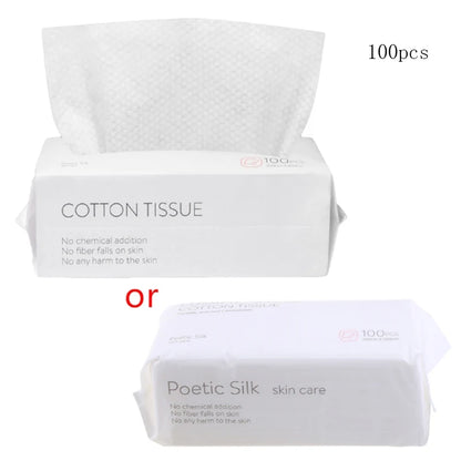 50/100pcs Disposable Face Towel Travel Cotton Makeup Wipes Facial Cleansing