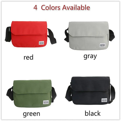 Men Small Oxford Shoulder Messenger Bags Solid Leisure Satchels Crossbody Fashion Street Bags for Male Cross Body Casual 2022