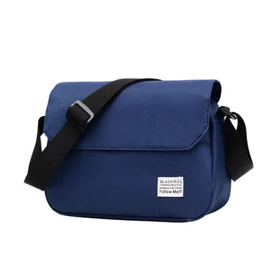 Men Small Oxford Shoulder Messenger Bags Solid Leisure Satchels Crossbody Fashion Street Bags for Male Cross Body Casual 2022