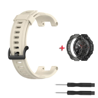 Replacement Strap For Huami Amazfit T rex Strap Silicone Watchband For Amazfit T-Rex/T-Rex Pro Strap