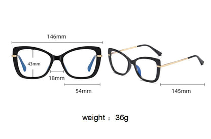 48337 Anti Blue Light Glasses Frames Polarized Sunglasses Clip Men Women Multifunctional TR90 Fashion Computer Eyeglasses