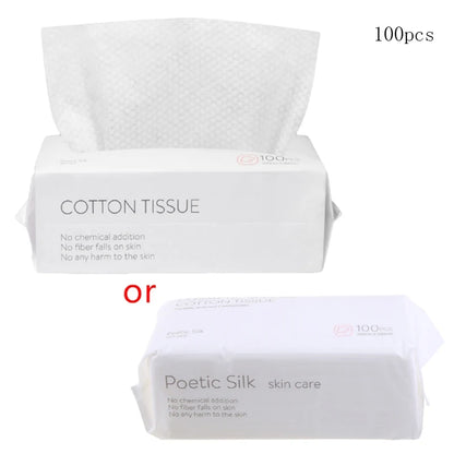 50/100pcs Disposable Face Towel Travel Cotton Makeup Wipes Facial Cleansing