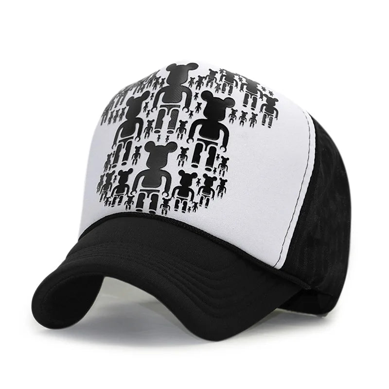 Wholesale Adult Summer Sun Hats Men Cool Hiphop Punk Rock Truck Cap Women Fashion Mesh Baseball Caps