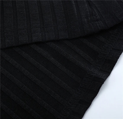 Winter Fashion Men's O-neck Sweaters Black Strips Knitted Pullovers Men Solid Casual Sweater Male Autumn Slim Fit Knitwear