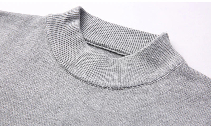 Liseaven Men Cashmere Sweaters Full Sleeve Pull Homme Solid Color Pullover Sweater Men's Tops