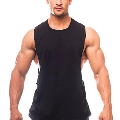 New Fashion Cotton Sleeveless Shirts Gym Hoodies Tank Top Men Fitness Shirt Bodybuilding Singlet Workout Vest Men