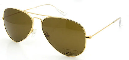 High Quality Glass Sunglasses Lens Vintage Sunglasses Men Women Gold Reflective Sunglasses UV400 Sun Glasses 55MM 58MM 2 Size