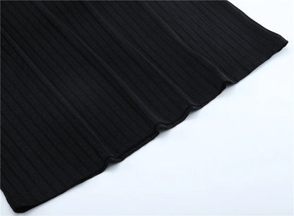 Winter Fashion Men's O-neck Sweaters Black Strips Knitted Pullovers Men Solid Casual Sweater Male Autumn Slim Fit Knitwear