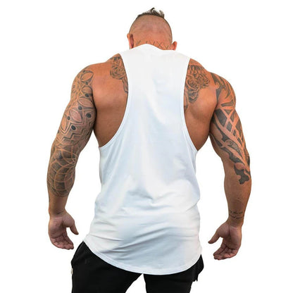 Gym Warriors Brand Clothing Bodybuilding Sleeveless Undershirt Fitness Mens Muscle Vest Summer Solid Cotton Tank Top Men Tanktop