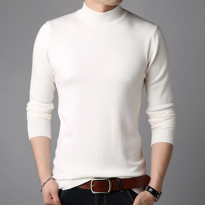 Liseaven Men Cashmere Sweaters Full Sleeve Pull Homme Solid Color Pullover Sweater Men's Tops