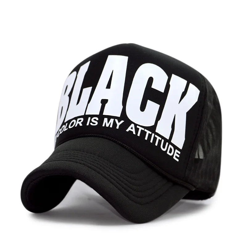 Wholesale Adult Summer Sun Hats Men Cool Hiphop Punk Rock Truck Cap Women Fashion Mesh Baseball Caps