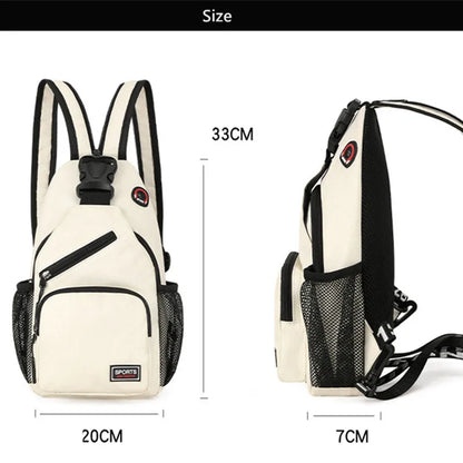 Fengdong women mini backpack small chest bag sling messenger bags female sports bag travel bagpack crossbody bag girl back pack