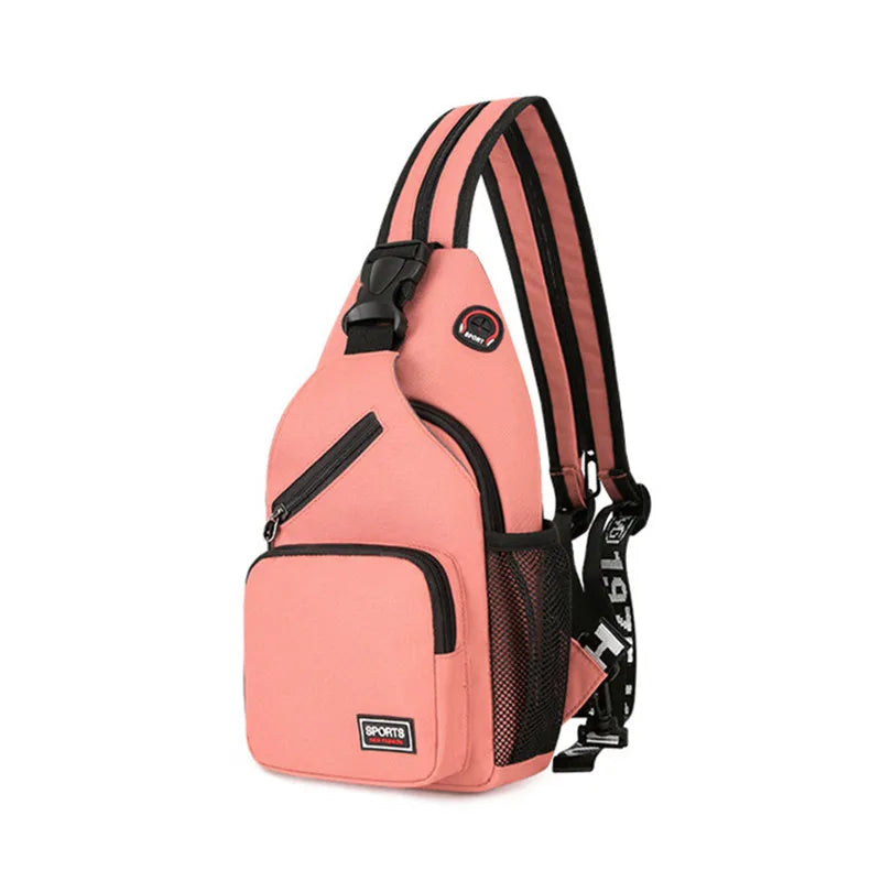 Fengdong women mini backpack small chest bag sling messenger bags female sports bag travel bagpack crossbody bag girl back pack