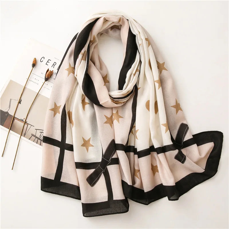 2020 New Fashion Warm Winter Scarf Print Hijab Store Shawls and Wraps Long Sjaal Female Foulard Pashmina Bandana Women