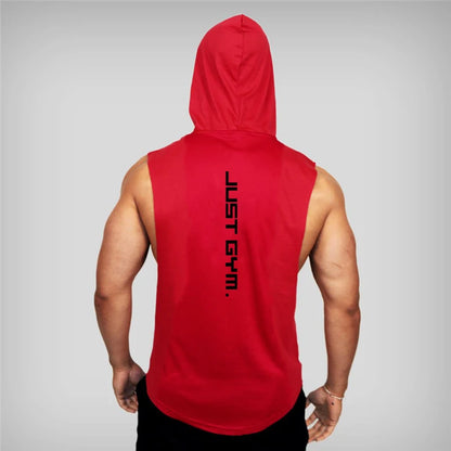 New Fashion Cotton Sleeveless Shirts Gym Hoodies Tank Top Men Fitness Shirt Bodybuilding Singlet Workout Vest Men