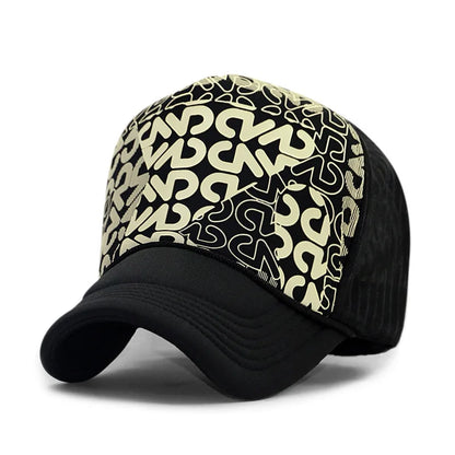 Wholesale Adult Summer Sun Hats Men Cool Hiphop Punk Rock Truck Cap Women Fashion Mesh Baseball Caps