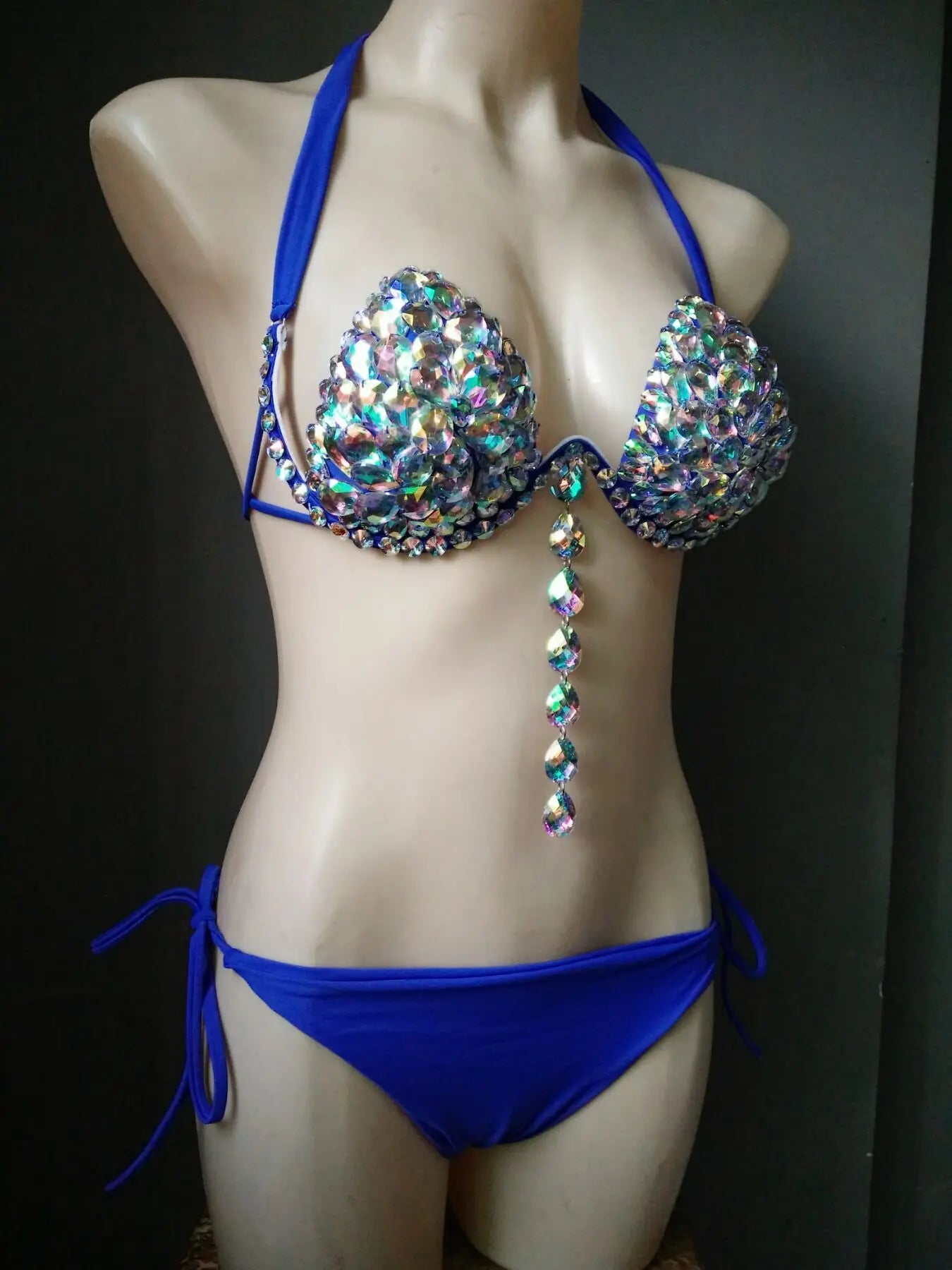 2020 venus vacation new tassels bikini set rhinestone swimwear diamond swimsuit bandage bathing suit bling stones beachwear