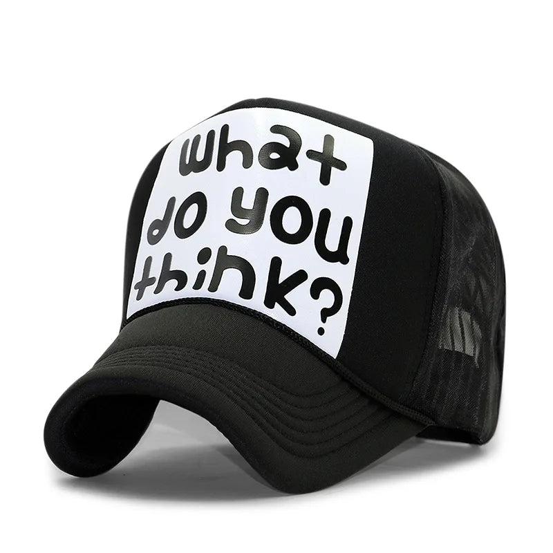 Wholesale Adult Summer Sun Hats Men Cool Hiphop Punk Rock Truck Cap Women Fashion Mesh Baseball Caps