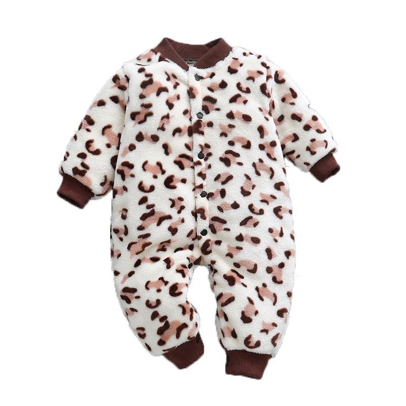 Newborn Baby jumpsuit Clothes Autumn Winter Infant Clothes Cartoon Baby boy Pajamas Toddler Rompers for girls new born  0-18M