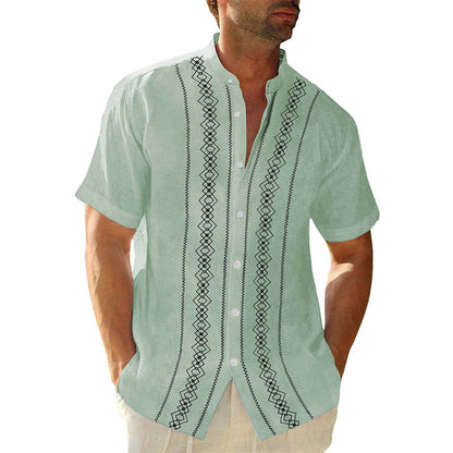 2024 Trendy Hot Selling Men's Shirt Top Summer Short Sleeve Casual Fashion Hawaiian Shirt High Quality Large Size XS-5XL