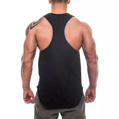 Running Vest Men Fitness Y Back Stringer Tanktop Summer Gym Clothing Summer Mesh Sport Vest Men Bodybuilding Sleeveless Shirt