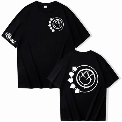 Blink 182 Shirt Blink 182 Music Shirt Blink 182 Merch Gift for Blink 182 Fans Unsiex O-Neck Short Sleeve Shirts