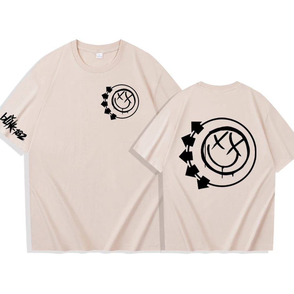 Blink 182 Shirt Blink 182 Music Shirt Blink 182 Merch Gift for Blink 182 Fans Unsiex O-Neck Short Sleeve Shirts