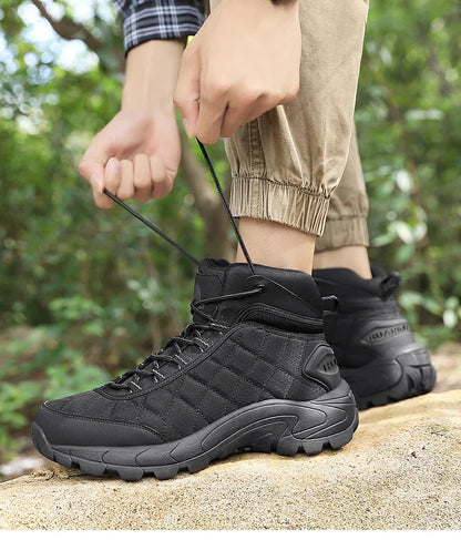 Men Boots High Quality Hking Shoes Tactical Boots for Men Snow Boots Outdoor Sneakers Mountaineering Camping Thick Sole