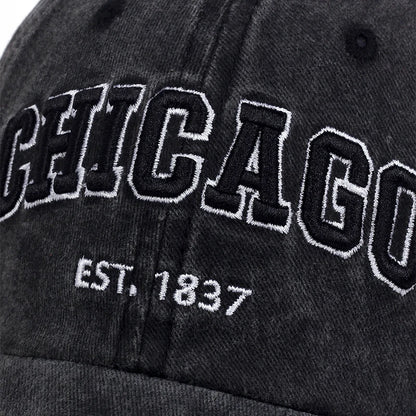 New Letter CHICAGO Baseball Cap Men Women Spring Summer Cotton Unisex Baseball Snapback Hat Hip Hop Trucker Caps Gorras