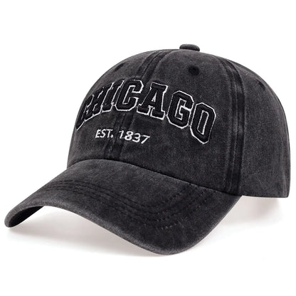 New Letter CHICAGO Baseball Cap Men Women Spring Summer Cotton Unisex Baseball Snapback Hat Hip Hop Trucker Caps Gorras