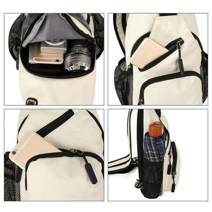 Male Shoulder Bags USB Charging Crossbody Bags Men Anti Theft Chest Bag School Summer Short Trip Messengers Bag 2024 New