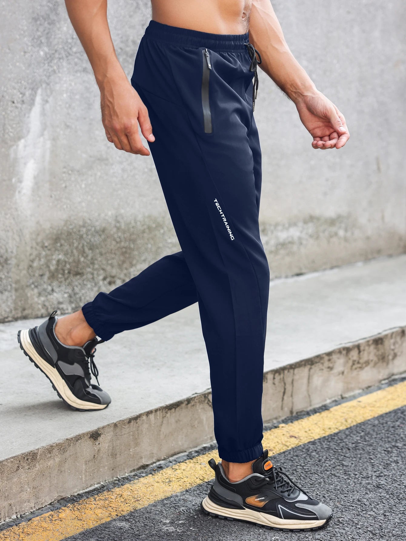 Men's Sweatpants, Thin and Light Breathable, Fitness, Cycling, Outdoor, Swimming, Running, Quick-Drying, Cool, Stretch Pants0318